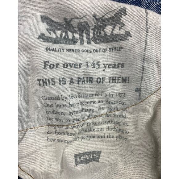 Levi's Men's 34x29 550 Relaxed Fit Blue Light Wash Straights Jeans - Picture 5 of 14